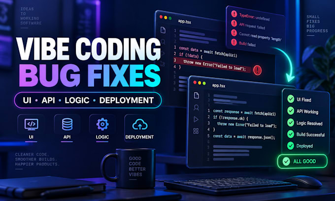 fix bugs in your lovable bolt replit or ai generated web app