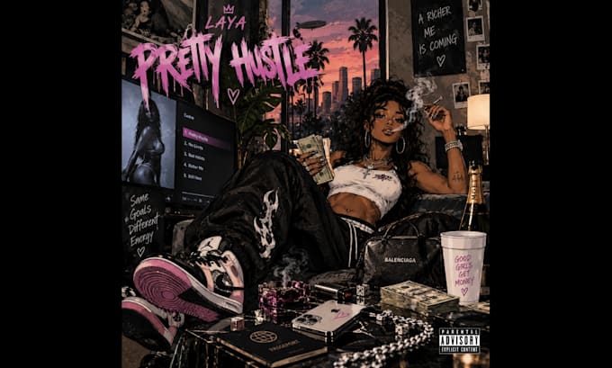 create a unique rap single cover