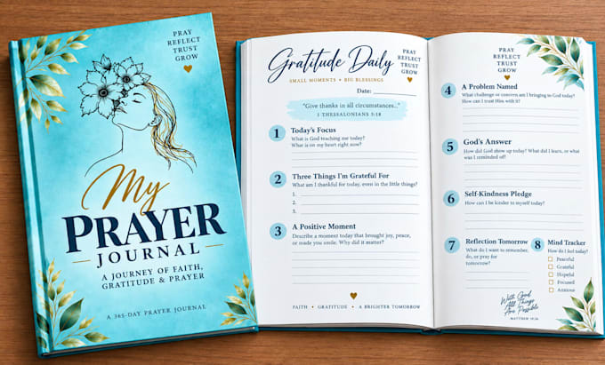 do journal design, prayer journal, kdp journal, canva journal, digital journal