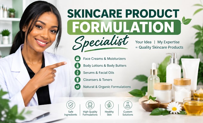 create a professional custom skincare product formulation