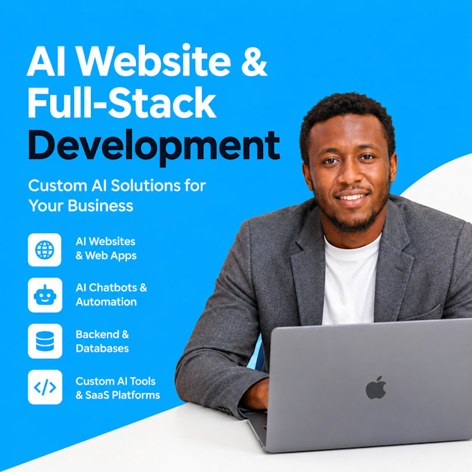 build ai website, ai web application, ai saas as full stack developer