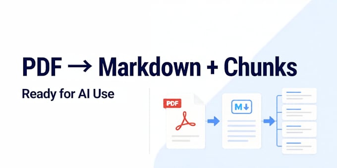 convert your complex PDF files into clean markdown format
