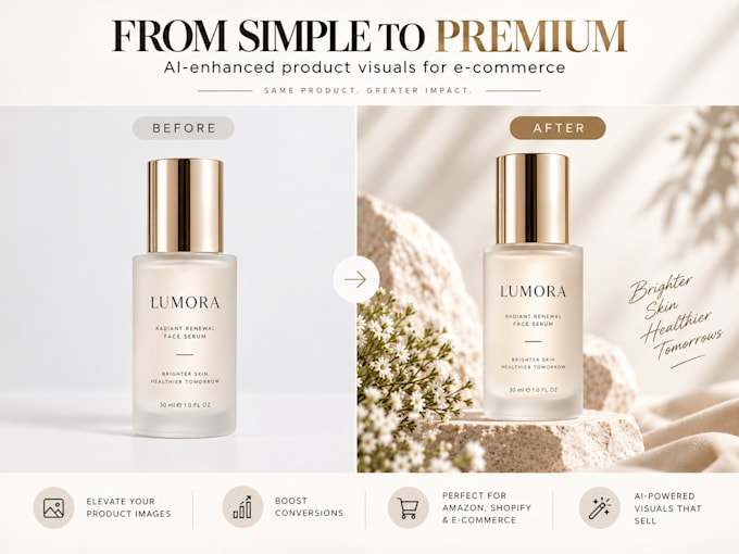 create ai product lifestyle images for amazon and shopify