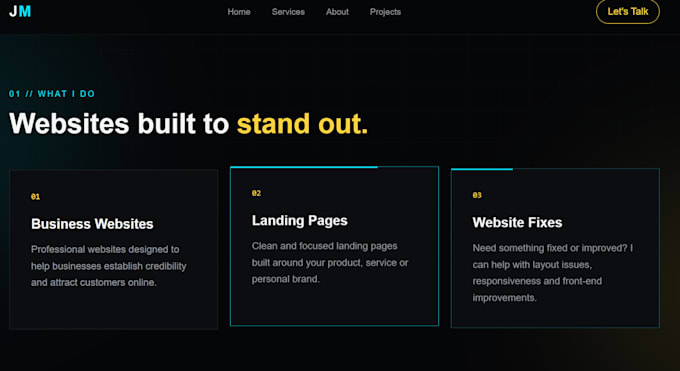 develop websites for you