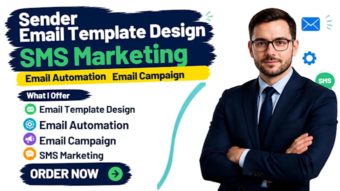 do sender email template design SMS marketing email automation email campaign