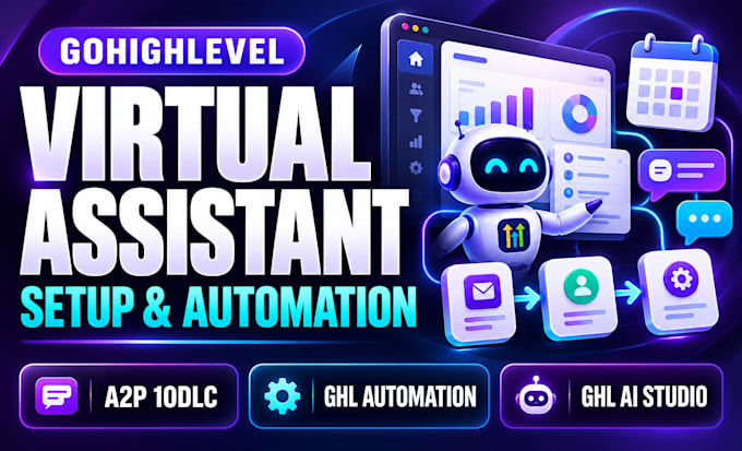 setup gohighlevel virtual assistant a2p10dlc ghl automation ghl ai studio