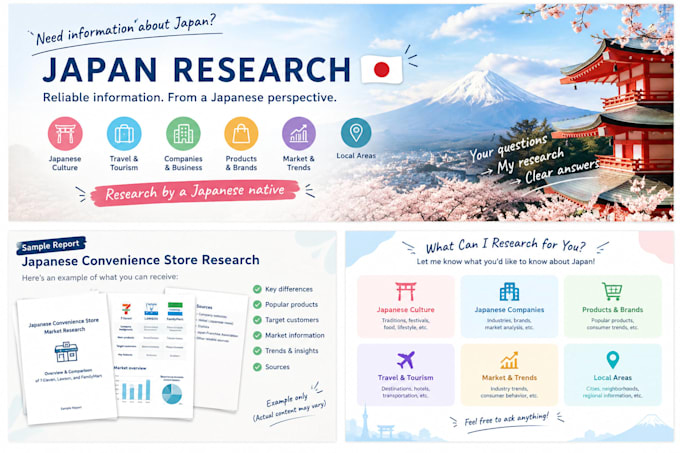 translate and research anything about japan for you