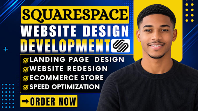build squarespace website, design redesign squarespace blog website development