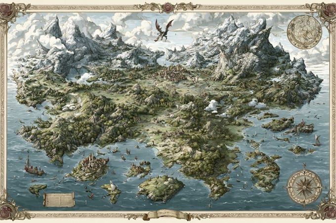 design map illustration drawing