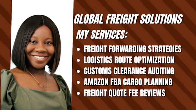 optimize your freight forwarding logistics and international shipping