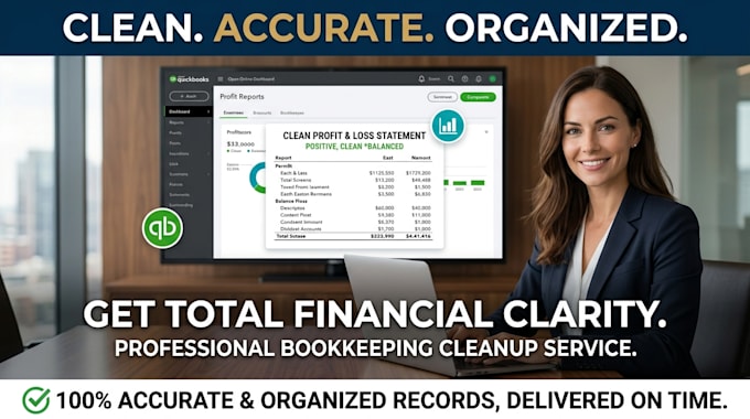 clean up and catch up your bookkeeping in quickbooks