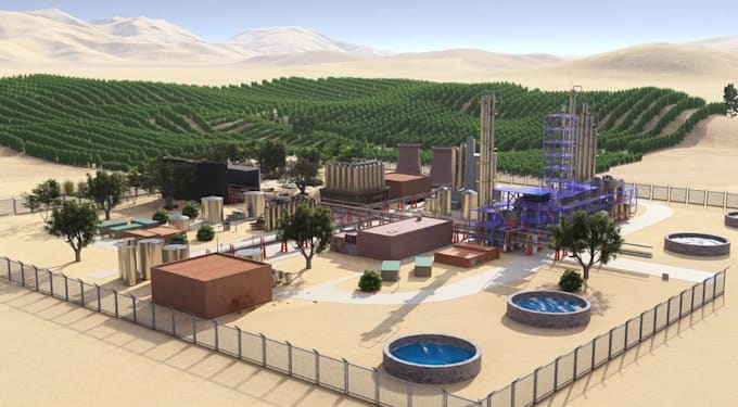 render industrial plant layout,optimize factory layout, manufacturing plant site