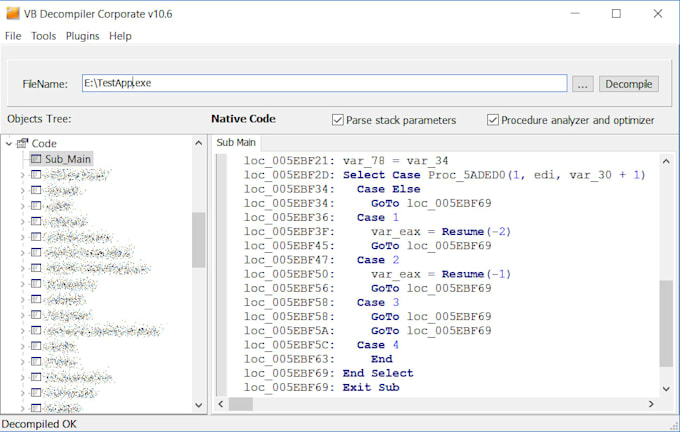 unlock any ea source code, decompile ea file and recompile ea