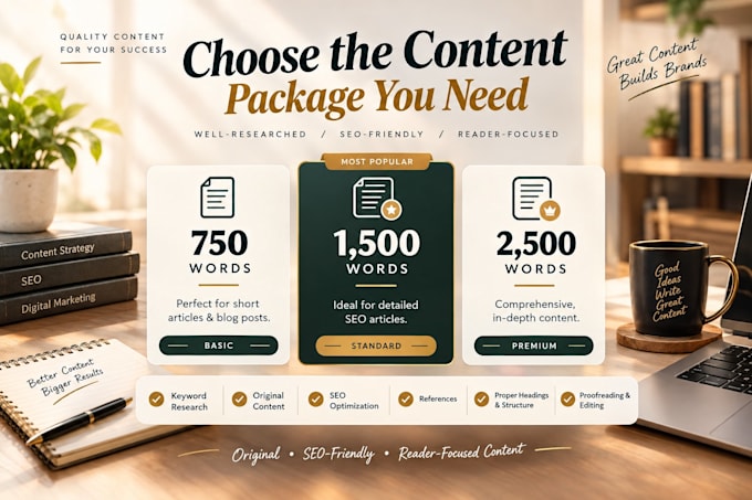 write and publish SEO optimized blog posts with backlinks