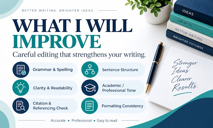 proofread and edit academic and business documents