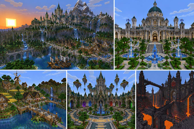 build a custom minecraft map, world, spawn or build