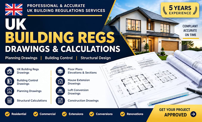 do UK building regs drawings building control planning drawings structural