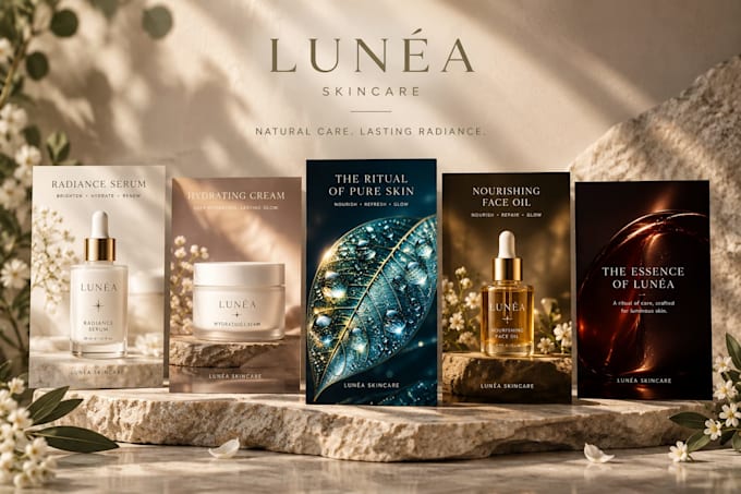 design luxurious social media graphics and brand posts