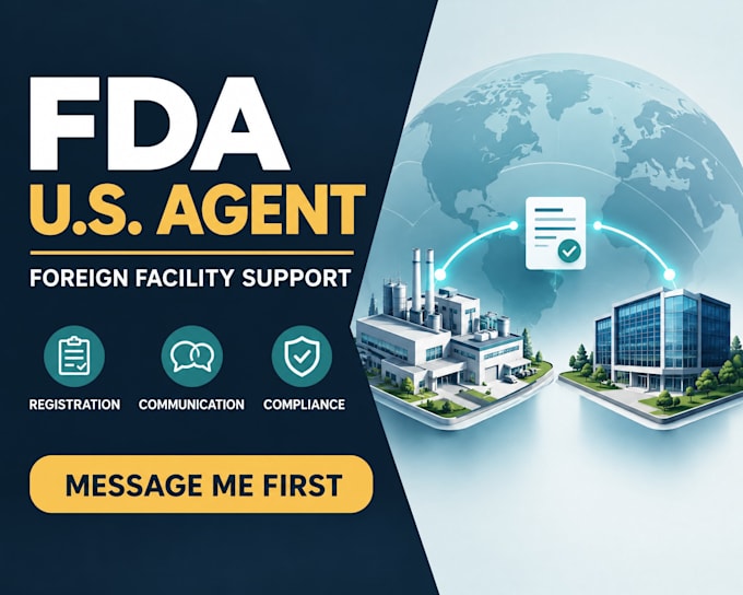 provide fda US agent services for foreign facilities