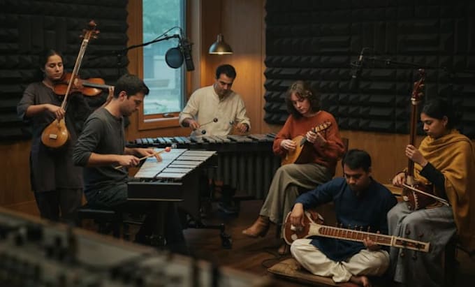 record vibraphone, marimba, lyre, rebab, sarod and sarangi for your project