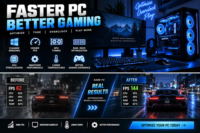 optimize and overclock your gaming PC