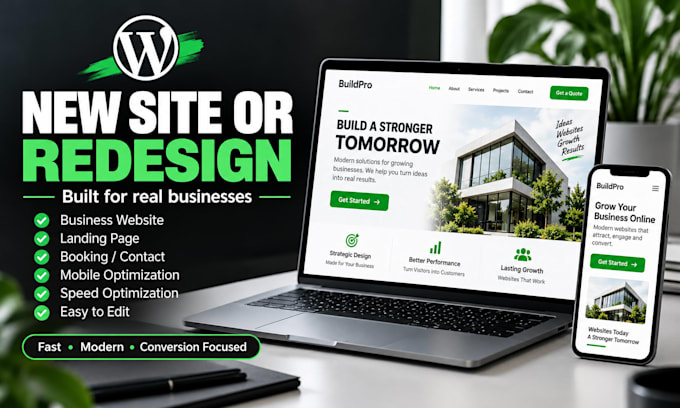 design a professional wordpress elementor website