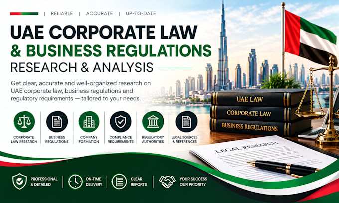 research uae corporate law and business regulations