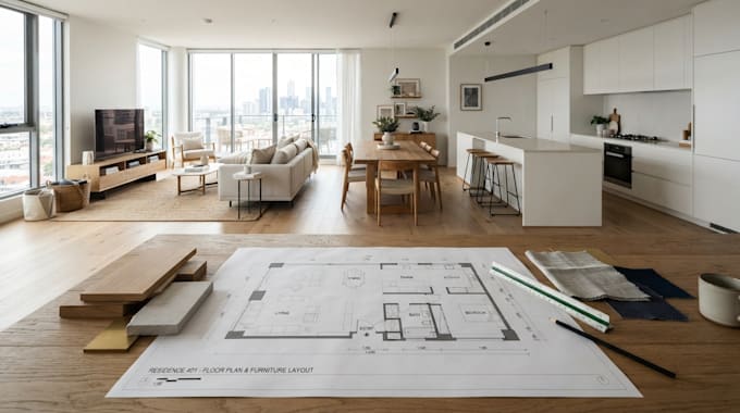 create professional interior space planning and design