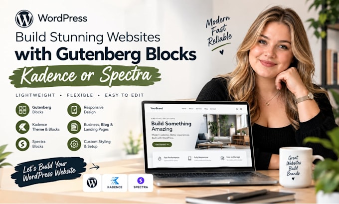 create wordpress website with gutenbeg blocks astra kadence wordpress blocks fix