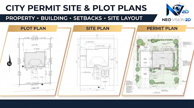 create city permit site plans and plot plans for your property