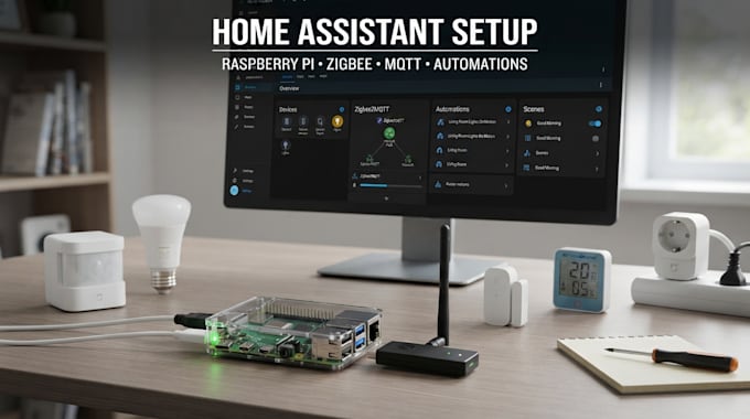 setup home assistant on raspberry pi with zigbee mqtt home assistant automations