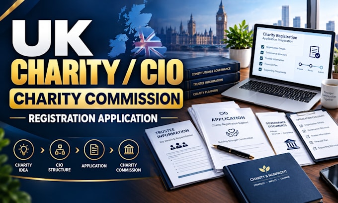 prepare your UK charity or cio registration application