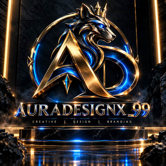 design a stunning 3d logo and custom streaming assets