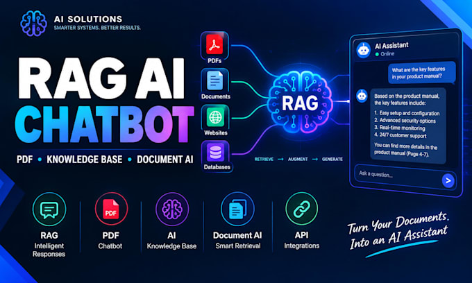 build rag ai chatbot, knowledge base, PDF chatbot and document ai