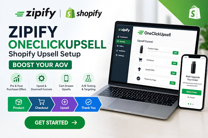 setup zipify oneclickupsell for your shopify store