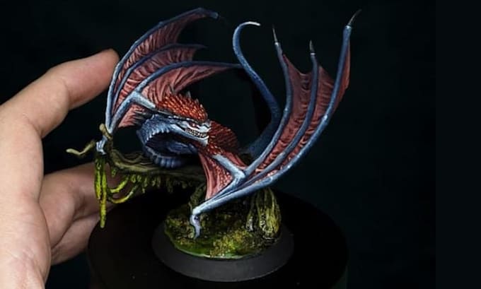 3d print and paint custom models, miniatures, figures and props