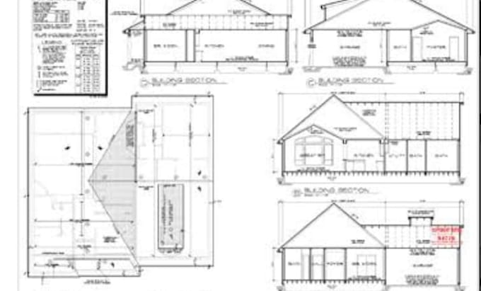 design residential building plans, house plans, floor plans and elevations