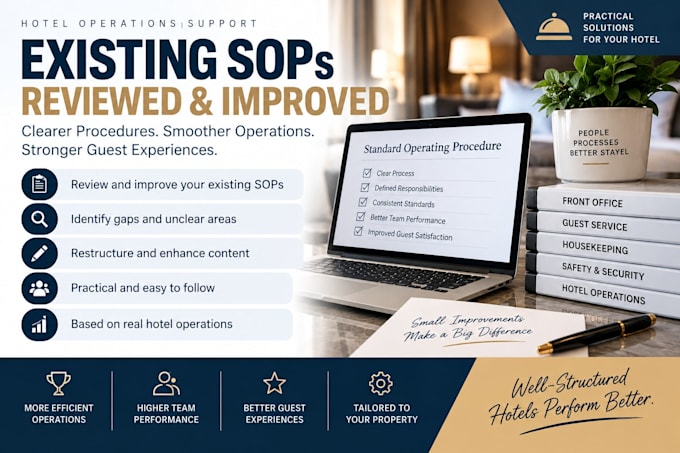 review and improve your hotel sops and operational procedures