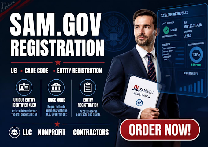 register your business on sam gov and help obtain uei and cage code