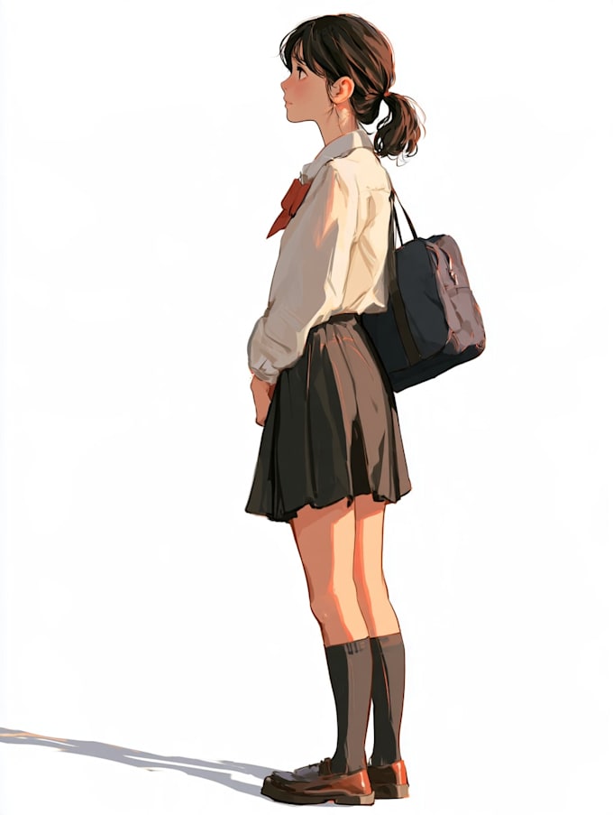 draw anime character illustration