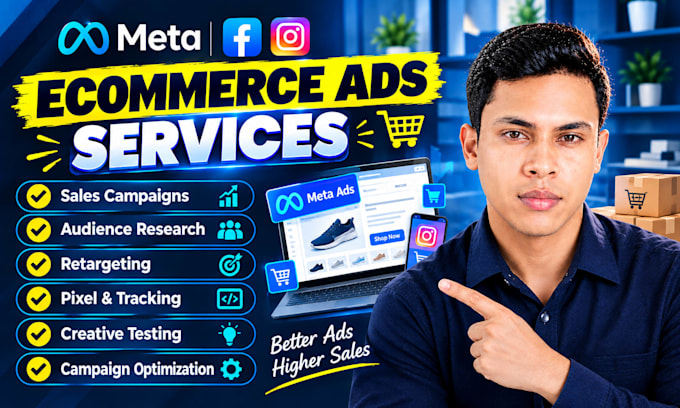 create and optimize facebook ads for ecommerce sales