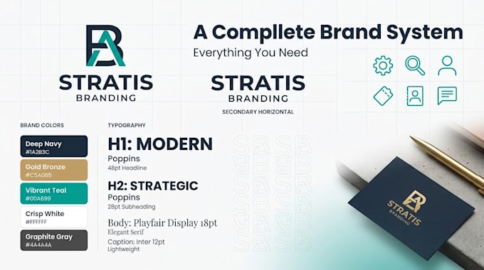 design your brand identity and communication system