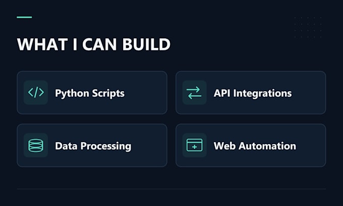 build or fix a python automation script