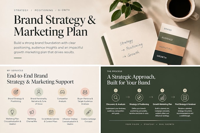 create your brand strategy, positioning and marketing plan
