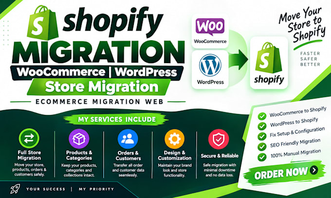shopify migration woocommerce wordpress store migration ecommerce migration web