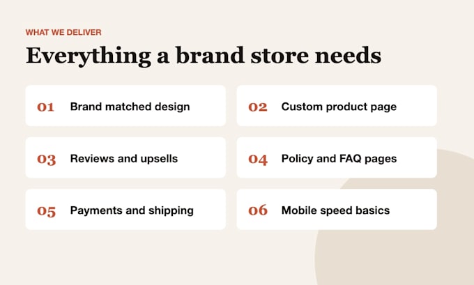 create branded shopify store, one product shopify store or shopify website