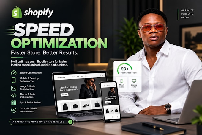 shopify speed optimization and increase shopify speed for mobile and desktop