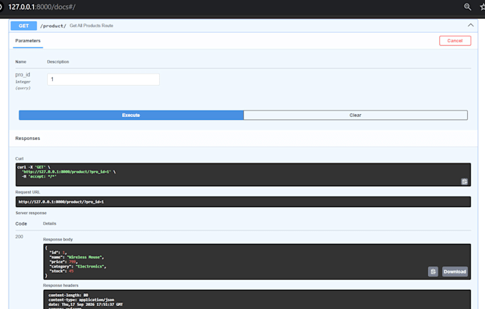 develop python fastapi rest apis and backend solutions