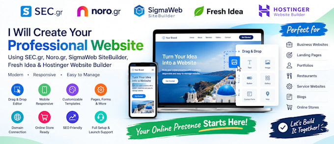 create sec gr noro gr sigmaweb sitebuilder fresh idea hostinger website builder
