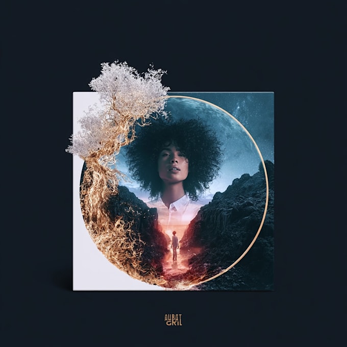 design a professional album cover